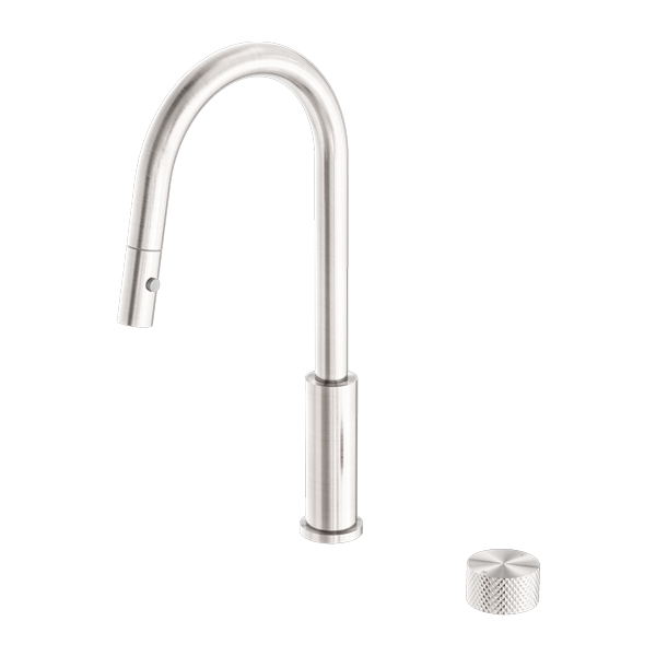 Nero Opal Progressive Pullout Kitchen Mixer Set - Brushed Nickel / NR252008BN