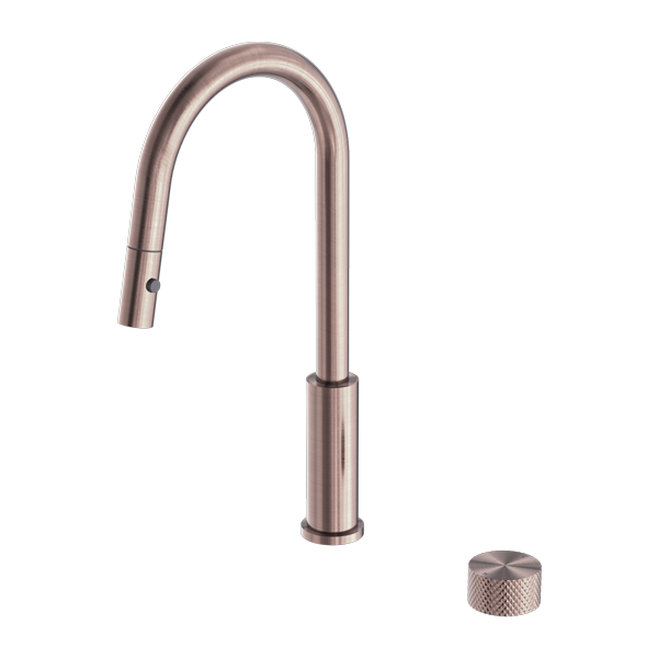 Nero Opal Progressive Pullout Kitchen Mixer Set - Brushed Bronze / NR252008BZ