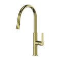 Greens Astro II Pull Down Sink Mixer - Brushed Brass