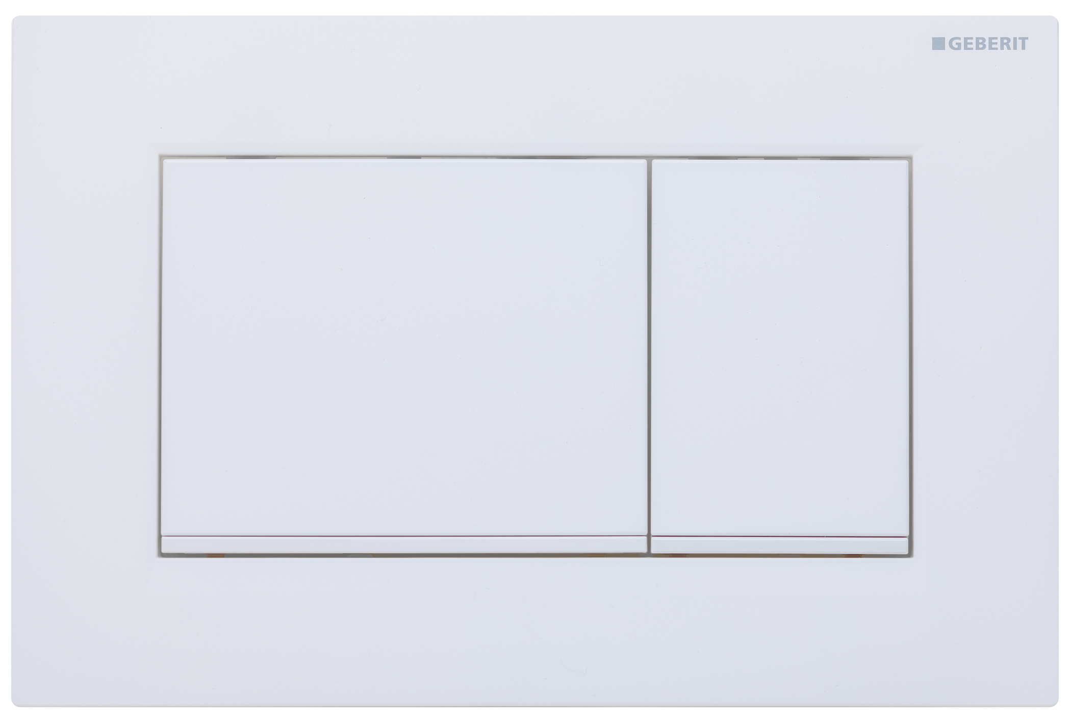 Geberit Sigma 30 Dual Flush Button & Plate - Matte Black & Matte White