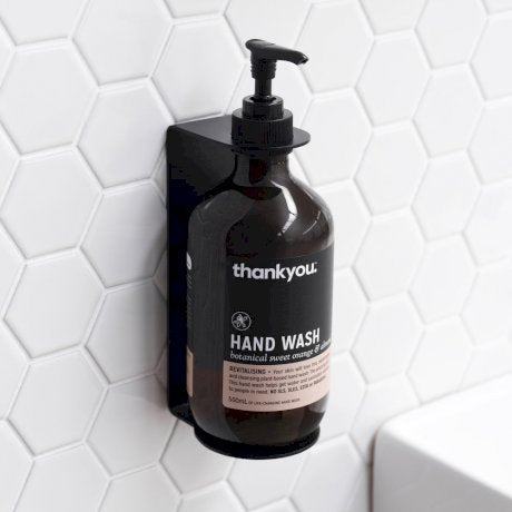 Clark Round Soap Bottle Holder, Wall Mounted - Matte White