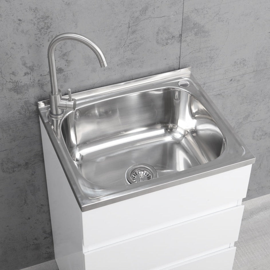 Hando Deluxe 45lt Trough & PVC Cabinet with Two Drawers