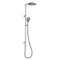 Phoenix NX Quil Twin Shower  - Chrome/Black  *OVERSTOCK