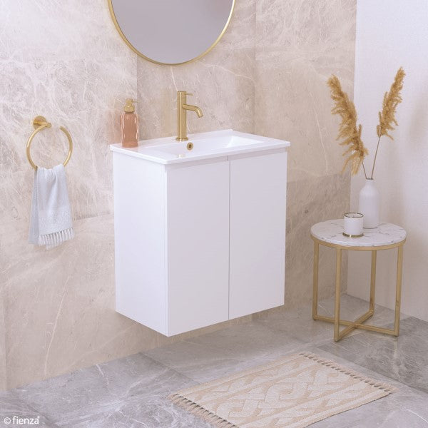 Fienza Siska Slim 600mm Wall Hung Vanity, 1th