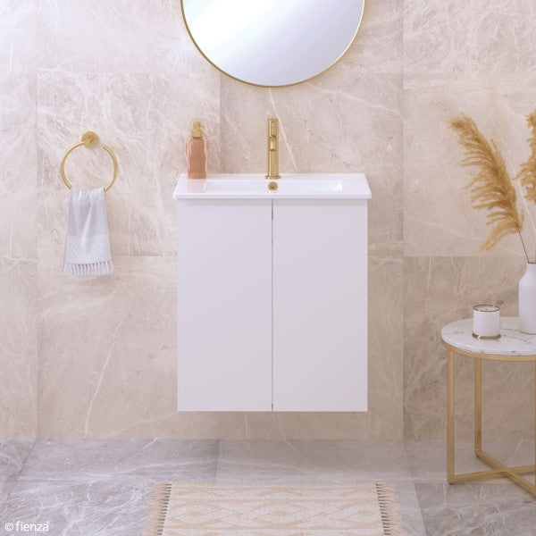 Fienza Siska Slim 600mm Wall Hung Vanity, 1th
