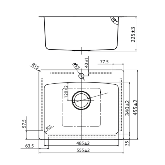 Everhard Nugleam 35L Utility Sink