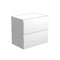 Amato 750mm Wall Hung Vanity With Calacatta Stone Top - Satin White