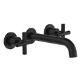 Clark Cross Wall Basin/Bath Set 180mm - Matte Black