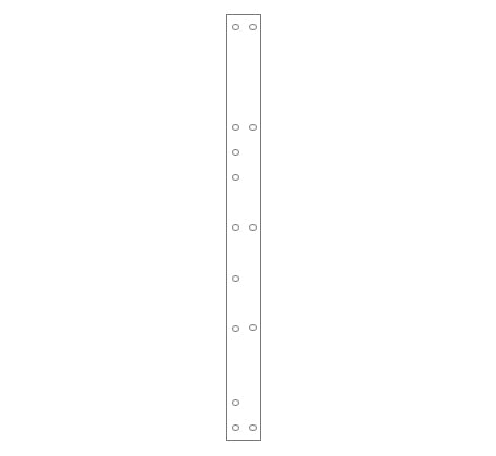 Radiant Single Bar Fixing Kit for up to 4 Rails
