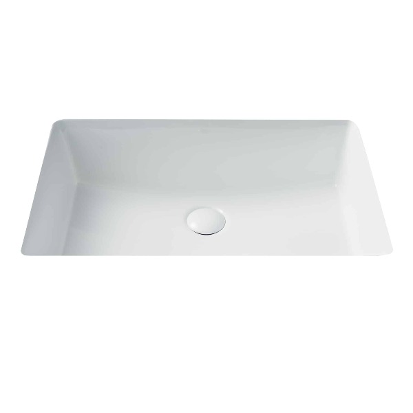 Plati Undermount Basin - White Gloss