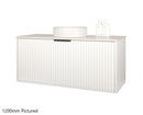 FABF Alia 900mm Matte White Vanity Unit with Caesarstone or Timber Top // Add Basin