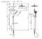 Greens Astro II Combination Twin Rail Shower - Brushed Nickel