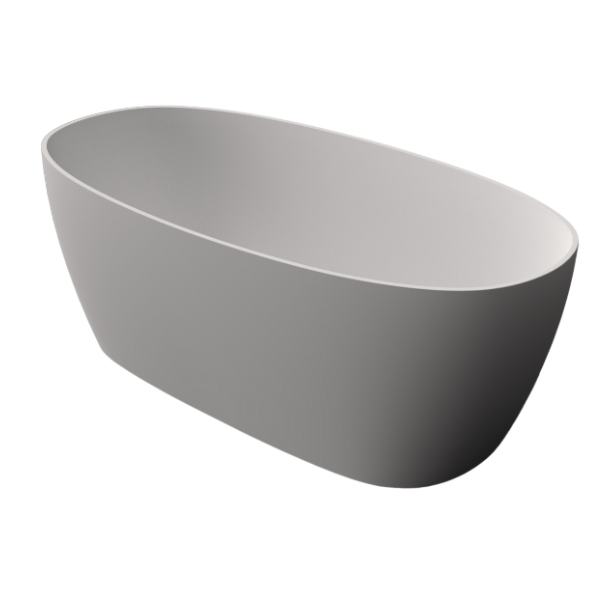 Atlantix Oval Shaped Freestanding Bath 1700mm, White