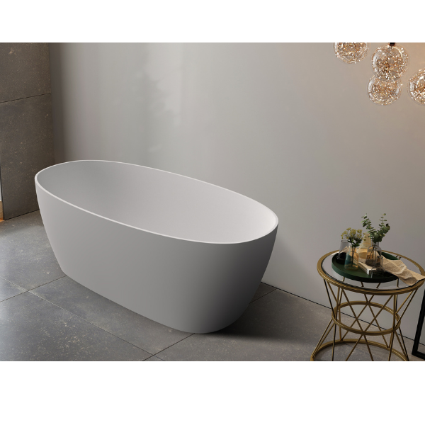 Atlantix Oval Shaped Freestanding Bath 1700mm, White
