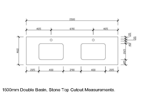 Aulic Max 1500mm Floorstanding Vanity Unit, Ceramic or Stone Top