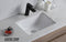 Aulic Alice Wall Hung Vanity 600mm, Stone Top with Undercounter Basin