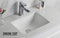 Aulic Alice Wall Hung Vanity 900mm, Stone Top & Undercounter Basin