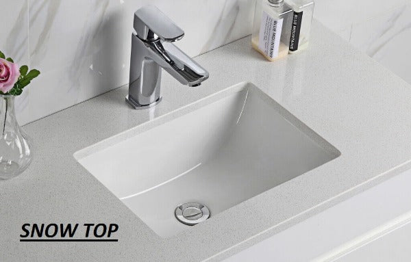 Aulic Max 900mm Wall Hung Vanity Unit, Ceramic or Stone Top