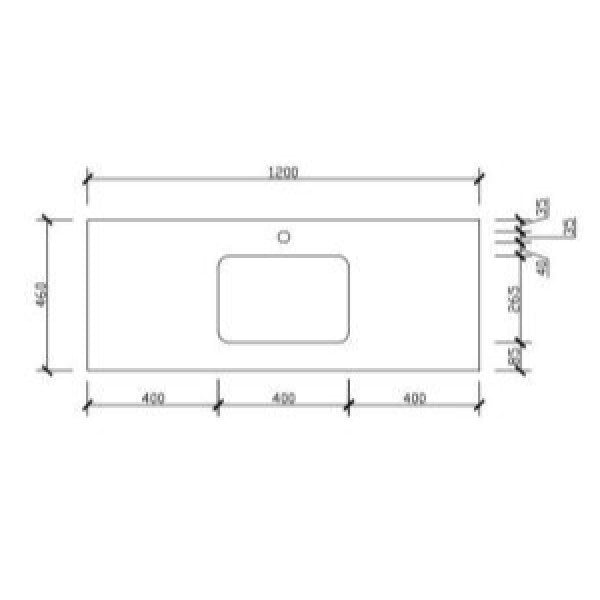 Aulic Leona Wall Hung 1200mm Vanity Unit, Stone Top with Undermount Basin