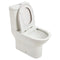 BPA Emilia Raised Height, Short Projection, Rimless Back To Wall Toilet Suite