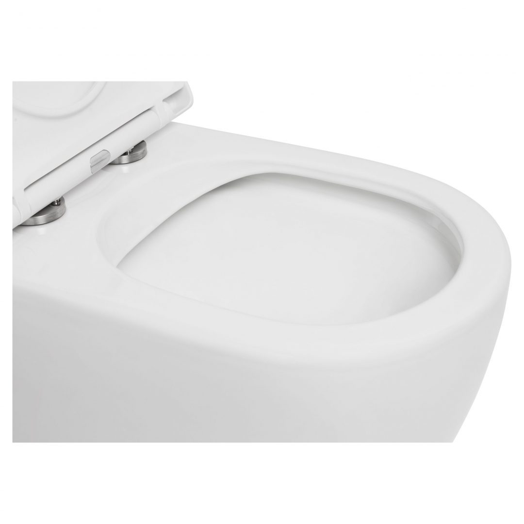 BPA Gemelli Rimless Wall Faced Pan & Seat