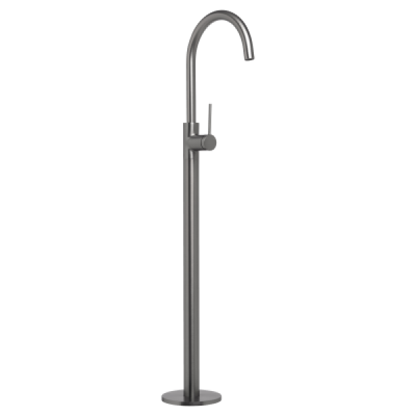 Johnson Suisse Venezia Freestanding Bath Filler - Gunmetal