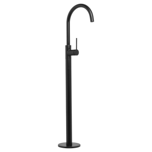 Johnson Suisse Venezia Freestanding Bath Filler - Matte Black