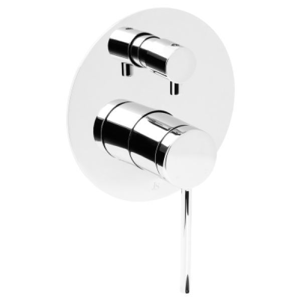 Johnson Suisse Venezia Shower Mixer with Diverter - Chrome