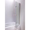 Bella Vista Fully Frameless, Double Swinging Bath Screen - 1000mm