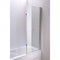 Bella Vista Frameless Fixed & Swing Bath Screen, 1000mm