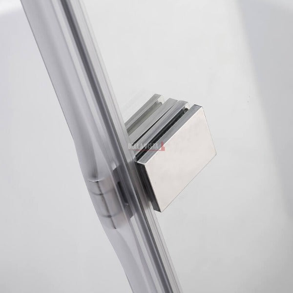 Bella Vista Frameless Fixed & Swing Bath Screen, 1000mm