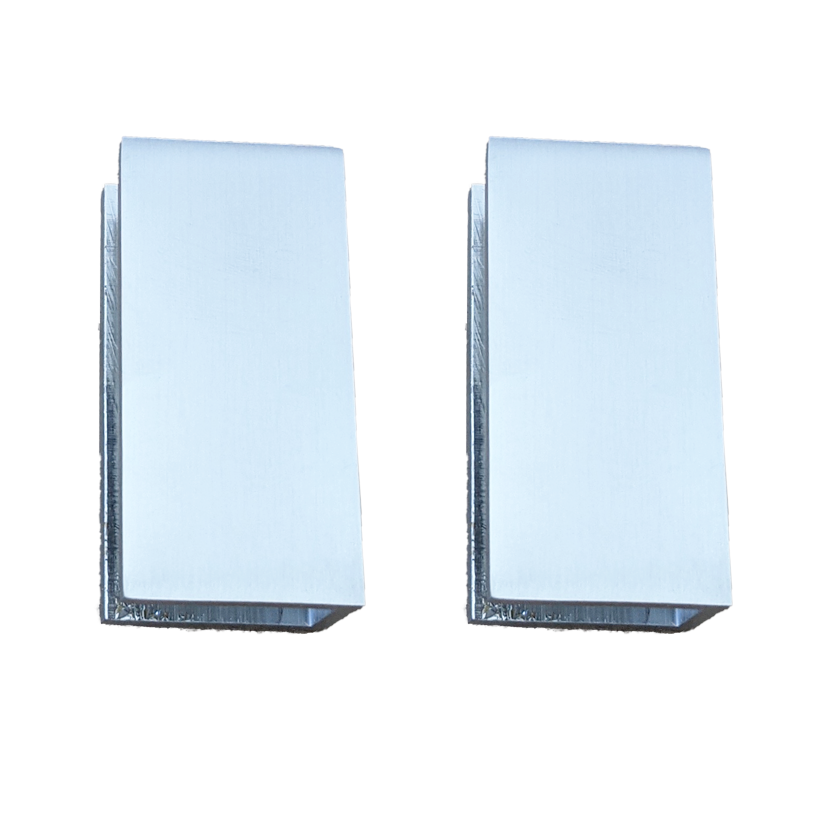 Fully Frameless Walk in Shower Screen Fixed Panels (Multiple Sizes)