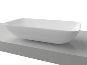 Timberline Bloom Above Counter Basin - White Gloss