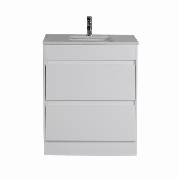 Aulic Leona Floorstanding 750mm Vanity, Stone Top with Undermount Basin