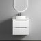 Aulic Verona 600mm Vanity Unit with Flat Stone Top (add basin)