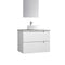 Aulic Verona 750mm Vanity Unit with Flat Stone Top (add basin)