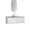 Aulic Perla 1200mm Vanity Unit with Flat Stone Top (add basin)