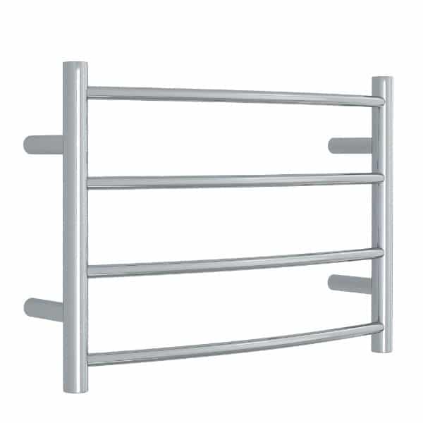 Thermorail Curved Round 600mm x 420mm Heated Ladder Towel Rail - Polished CR40M