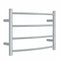 Thermorail Curved Round 600mm x 420mm Heated Ladder Towel Rail - Polished CR40M