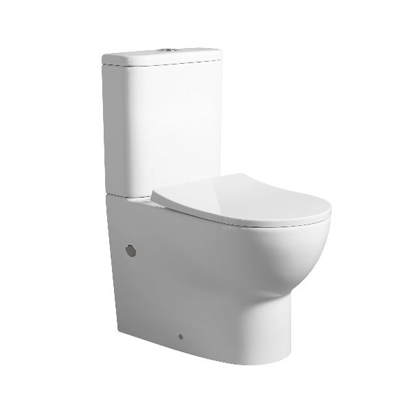Barnett Rimless Short Projection Toilet Suite - Nano