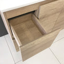 Fienza Edge Ceramic Floorstanding Vanity 900mm - Scandi Oak