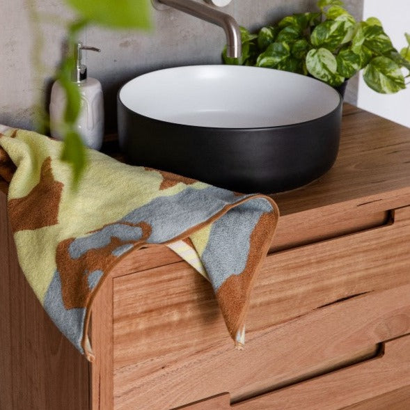 FABF Carini 1800mm Solid Timber Vanity Unit - Messmate, Add Basin