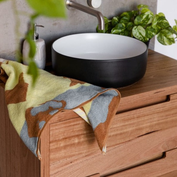 FABF Carini 1200mm Solid Timber Vanity Unit - Messmate, Add Basin