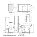 Fienza Chica Close Coupled Toilet Suite (Multiple Options)