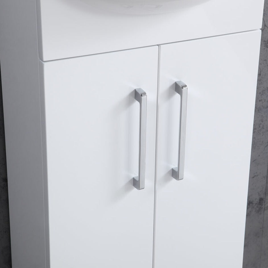 Orbit Compact Vanity, 1th White
