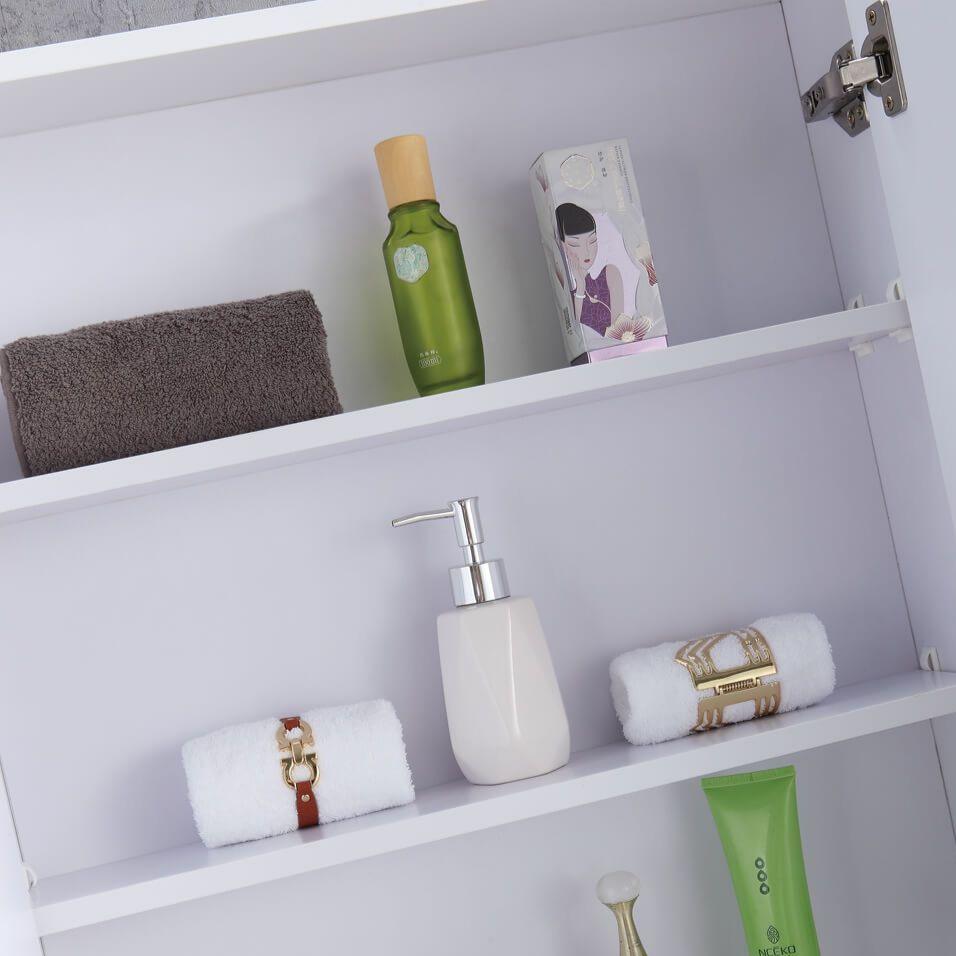 Scenery Pencil Edge Mirrored Shaving Cabinet 750mm