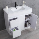 Thebe 900mm Vanity with Slim China Top Finger Pull