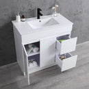 Thebe 900mm Vanity with Slim China Top Finger Pull