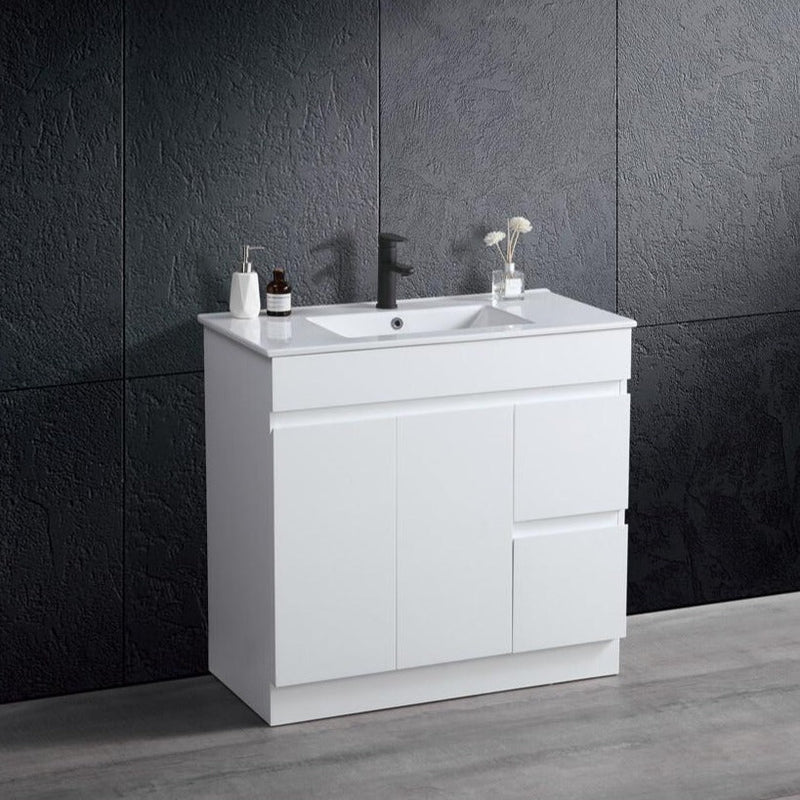 Thebe 900mm Vanity with Slim China Top Finger Pull