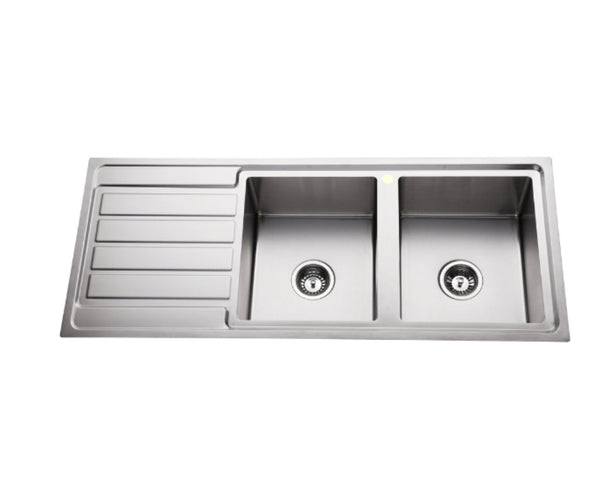 Lineare 1200mm Double Bowl Sink